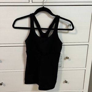 NWT Lululemon Crossback Tank, Fitted, Black, Size 4